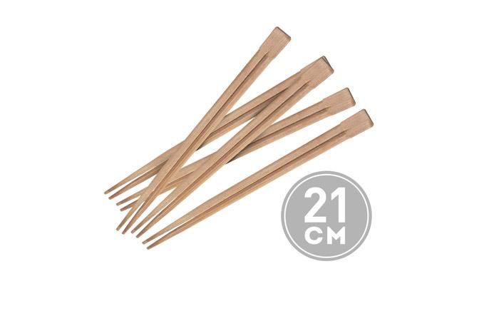 Палочки для суши без упаковки карбонизированные бамбуковые 21см, [коробка 3000шт.]
