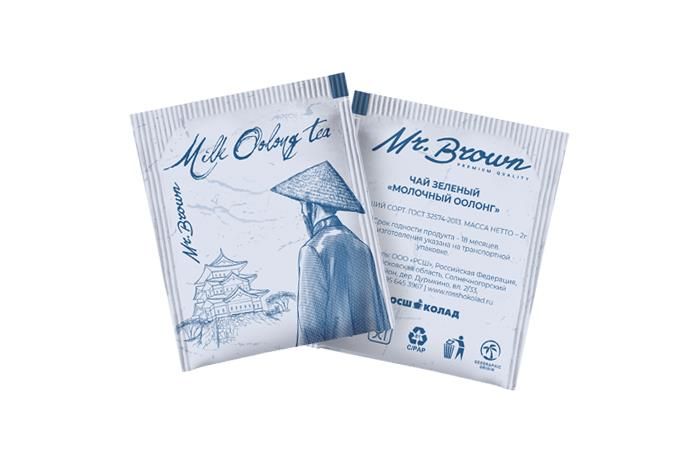 Mr.Brown - чай пакетированный молочный олонг 300х2г в конверте