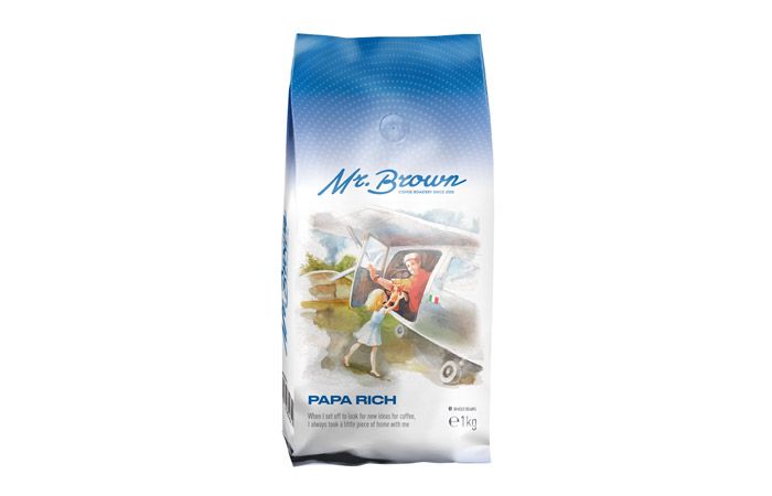 Mr.Brown «Papa Rich» кофе в зернах 1кг