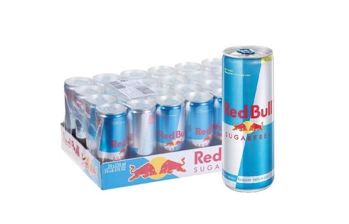 Напиток энергетический Ред Булл (Red Bull), 250мл ж/б, [упаковка 24шт.]