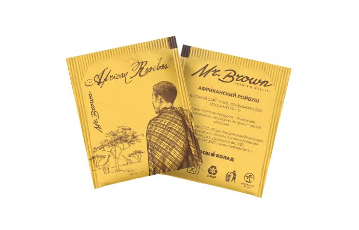 Mr.Brown - чай пакетированный ройбуш африка 300х2г в конверте