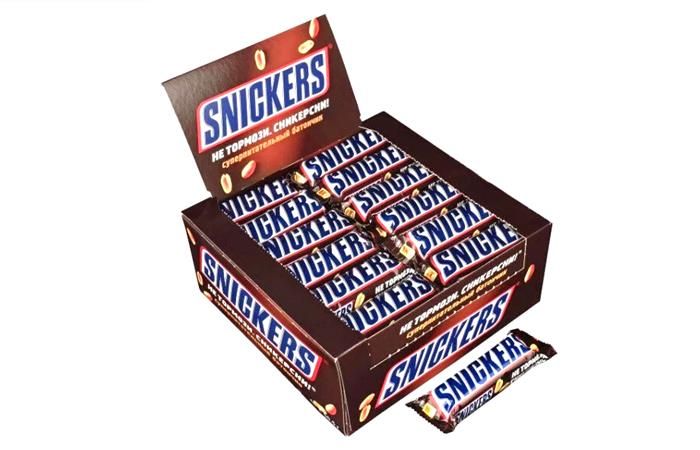 MARS – Батончик Сникерс/Snickers 50.5г, в упаковке по 48шт.