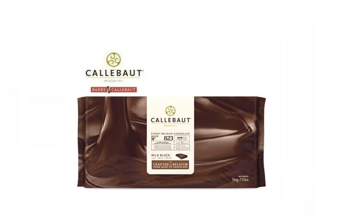 Callebaut - Шоколад молочный 33,6% какао (823NV-132) блок 5кг