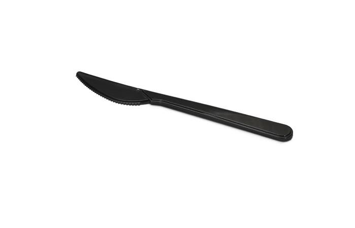 Нож пластиковый черный 180мм 50шт [коробка 2500шт]