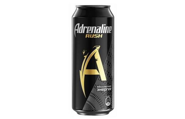 Напиток энергетический Адреналин Раш (Adrenalin Rush), 0,449мл ж/б, [упаковка 12шт.]