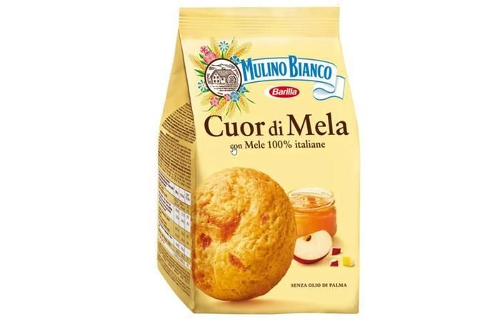 Печенье Mulino Bianco CUOR DI MELA (КУОР ДИ МЕЛА) песочное 250г, Италия,  в коробке по 10шт.
