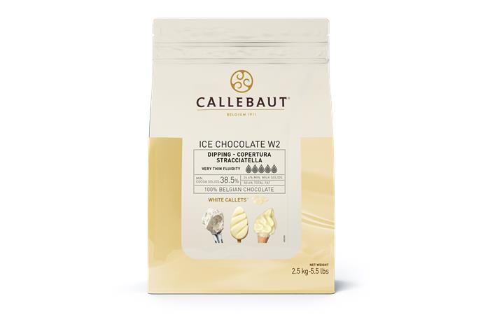 Callebaut Ice Chocolate - Шоколад белый 38,5% какао (ICE-50-WNV-552) 2,5кг по 4шт в коробке