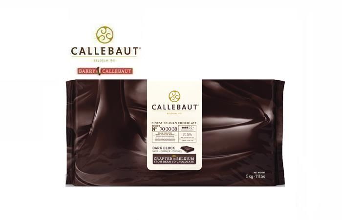 Callebaut - Шоколад горький 70,5% какао (70-30-38NV-132) блок 5кг