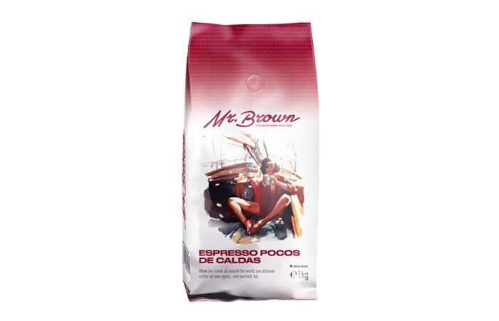 Mr.Brown «Espresso Pocos De Caldas» кофе в зернах 1кг