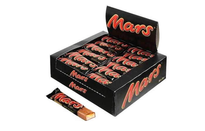 MARS – Батончик Марс/Mars 50г, в упаковке по 36шт.