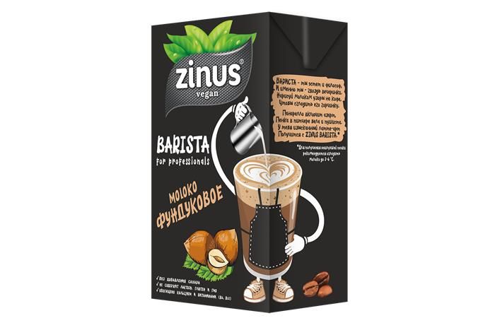 ZINUS - Напиток из Фундука 1,0 «BARISTA» 1,0л в упаковке по 12шт.