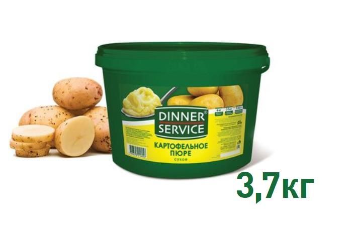 DINNER SERVICE – Картофельное пюре сухое в пластиковых банках по 3,7кг
