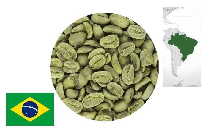 Кофе зеленый нежареный Arabica Brazil Cerrado (Бразилия Серрадо) NY2 FC scr.17/18, natural