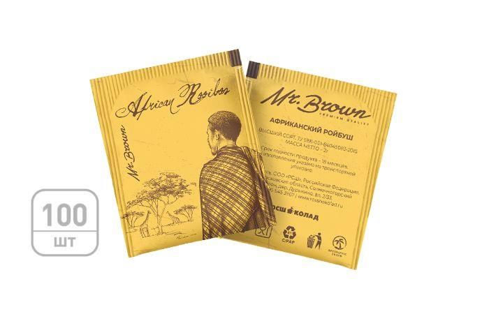 Mr.Brown - чай пакетированный ройбуш 100х2г