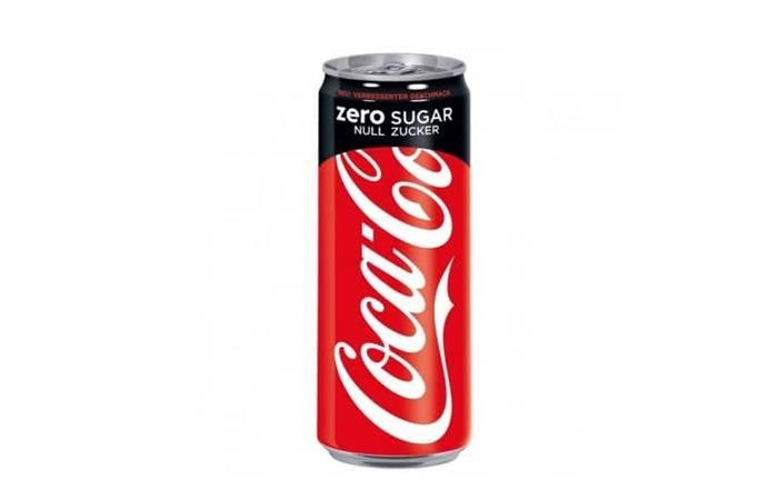 Кока-Кола Зеро (Coca-Cola Zero) 0.33л, алюминиевая банка, в упаковке по 24шт